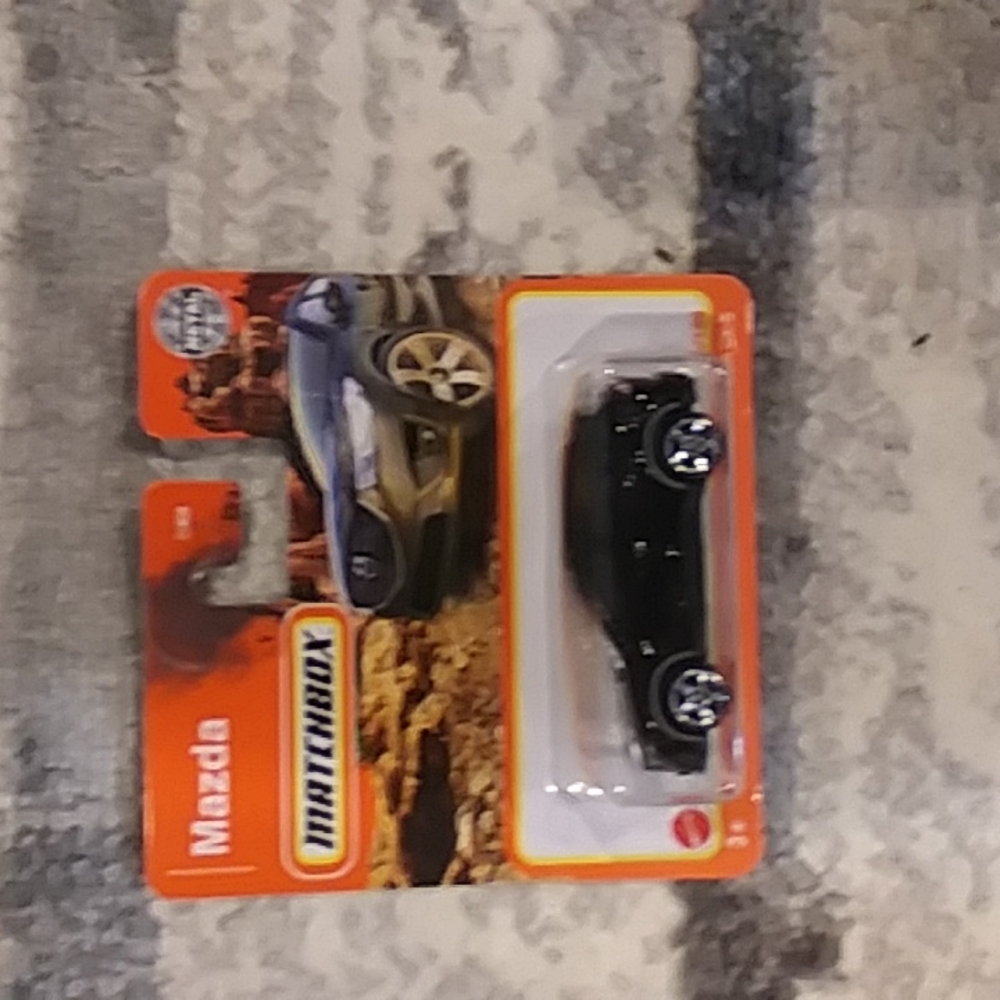 Toy, black matchbox car